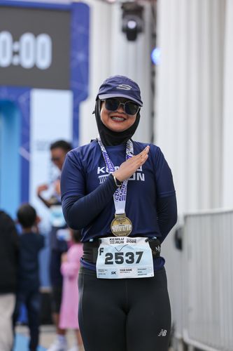 Race photo from KEMLU RUN 2025
