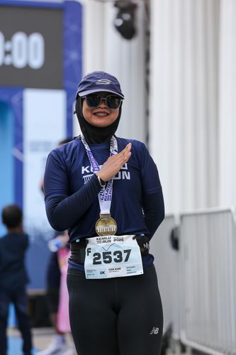 Race photo from KEMLU RUN 2025