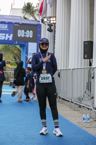 Race photo from KEMLU RUN 2025