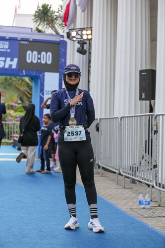 Race photo from KEMLU RUN 2025