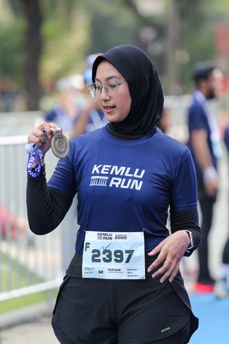 Race photo from KEMLU RUN 2025