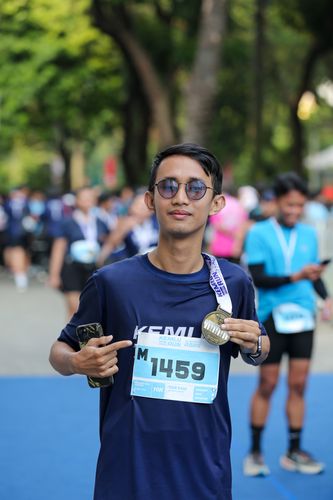 Race photo from KEMLU RUN 2025