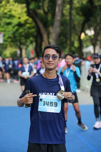 Race photo from KEMLU RUN 2025