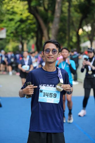 Race photo from KEMLU RUN 2025