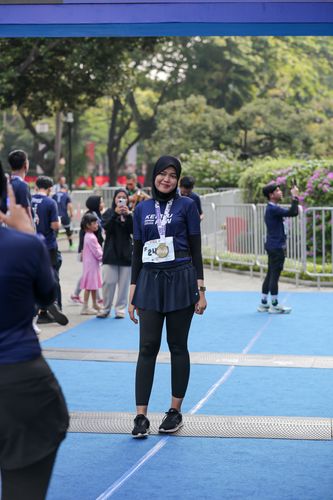 Race photo from KEMLU RUN 2025