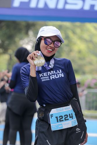 Race photo from KEMLU RUN 2025