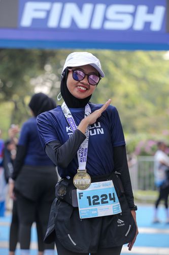 Race photo from KEMLU RUN 2025