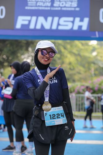 Race photo from KEMLU RUN 2025