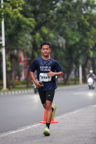 Race photo from KEMLU RUN 2025