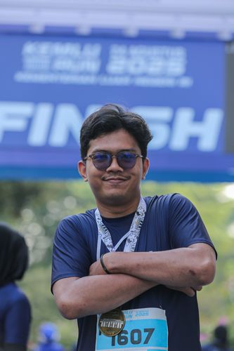 Race photo from KEMLU RUN 2025