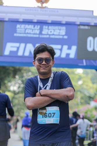 Race photo from KEMLU RUN 2025