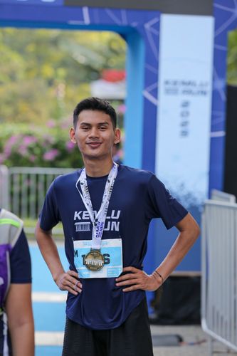 Race photo from KEMLU RUN 2025