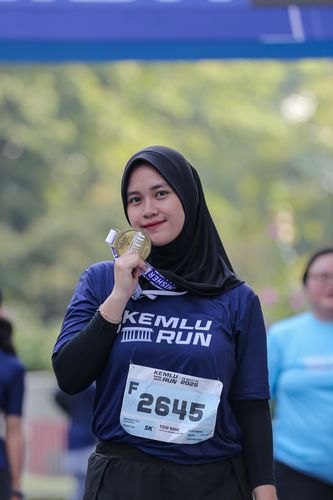 Race photo from KEMLU RUN 2025