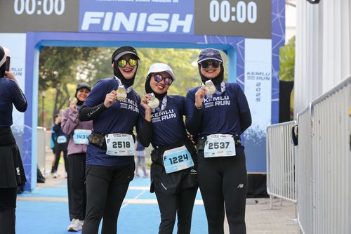 Race photo from KEMLU RUN 2025