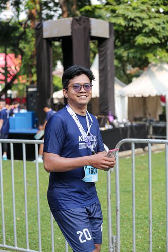 Race photo from KEMLU RUN 2025