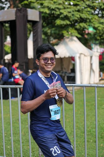 Race photo from KEMLU RUN 2025