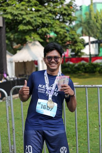 Race photo from KEMLU RUN 2025