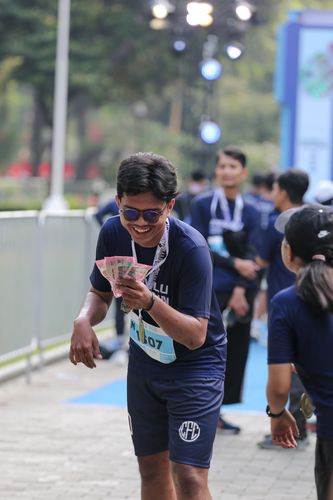 Race photo from KEMLU RUN 2025