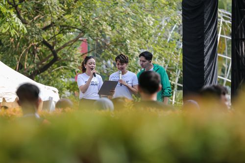 Race photo from KEMLU RUN 2025