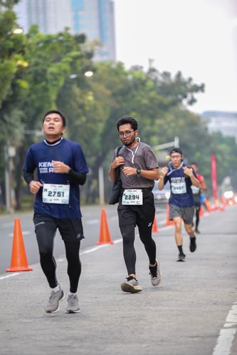 Race photo from KEMLU RUN 2025