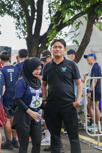 Race photo from KEMLU RUN 2025