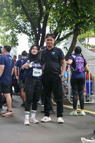 Race photo from KEMLU RUN 2025