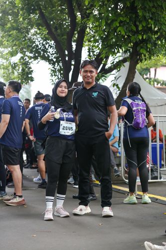 Race photo from KEMLU RUN 2025