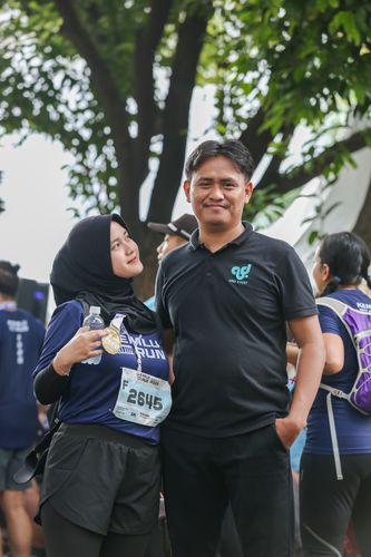 Race photo from KEMLU RUN 2025