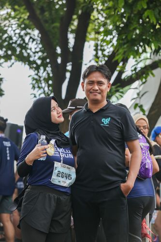 Race photo from KEMLU RUN 2025