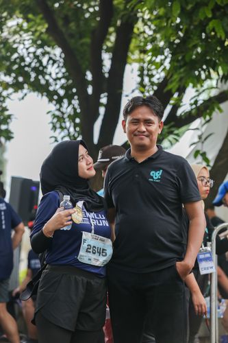 Race photo from KEMLU RUN 2025