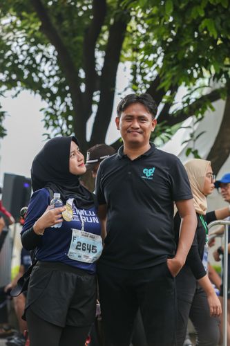 Race photo from KEMLU RUN 2025