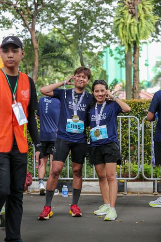 Race photo from KEMLU RUN 2025