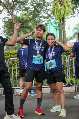 Race photo from KEMLU RUN 2025