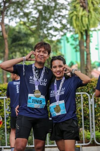 Race photo from KEMLU RUN 2025