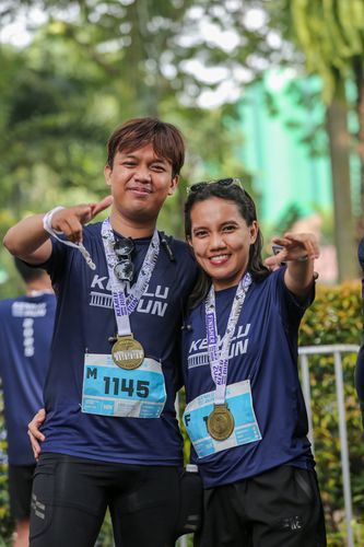 Race photo from KEMLU RUN 2025