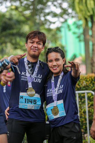 Race photo from KEMLU RUN 2025