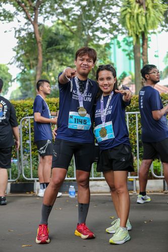 Race photo from KEMLU RUN 2025