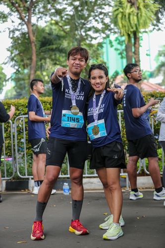 Race photo from KEMLU RUN 2025
