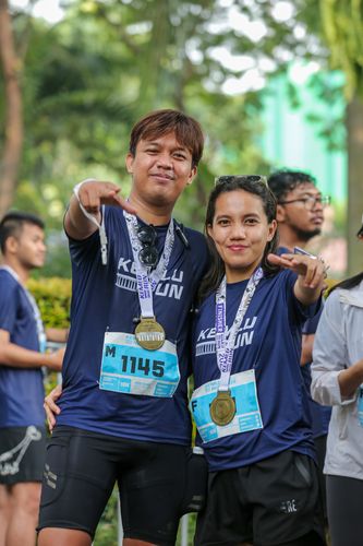 Race photo from KEMLU RUN 2025