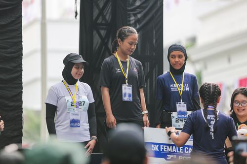 Race photo from KEMLU RUN 2025