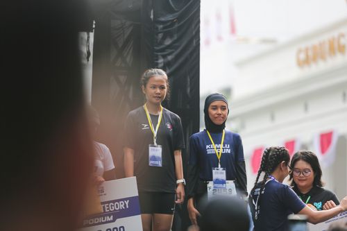 Race photo from KEMLU RUN 2025