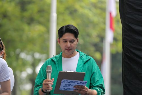 Race photo from KEMLU RUN 2025