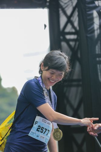 Race photo from KEMLU RUN 2025