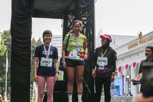 Race photo from KEMLU RUN 2025