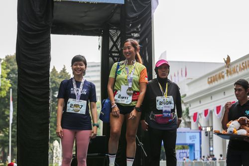 Race photo from KEMLU RUN 2025