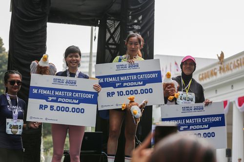 Race photo from KEMLU RUN 2025