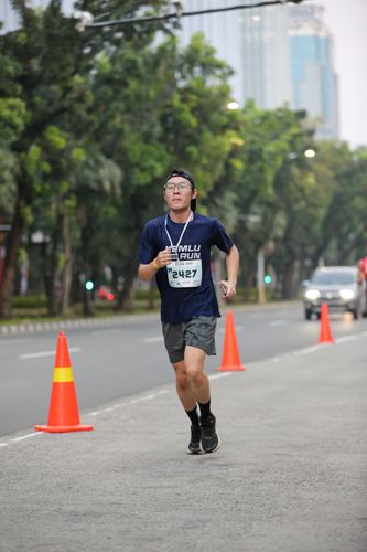 Race photo from KEMLU RUN 2025