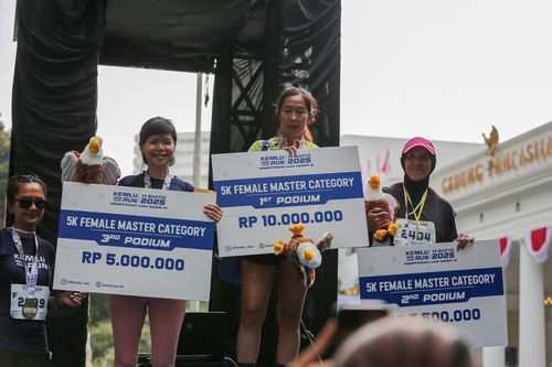Race photo from KEMLU RUN 2025