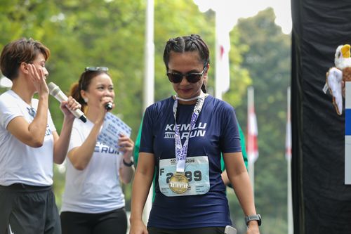Race photo from KEMLU RUN 2025