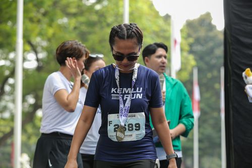 Race photo from KEMLU RUN 2025